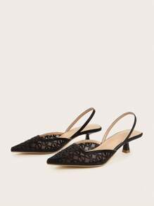 Fall/Winter Women's Fashionable And Sexy High Heel Pointed Toe Shoes, All-Match Style, Elegant, Kitten Heels, Party