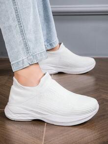 Fashionable Casual Children's Sports Shoes - White - View 4