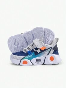 Giày thể thao trẻ em thoáng khí thoải mái đa năng thời trang thường ngày - Màu xanh lam - Xem 4