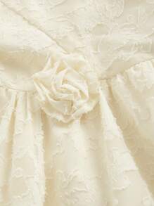 SHEIN MOD 女裝3d花卉裝飾連衣裙