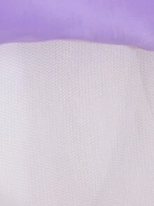 Toddler Girls' 1pc Sleeveless Party Dress With 3d Floral Decoration And Multi Layered Ruffle Hem - Purple - View 8