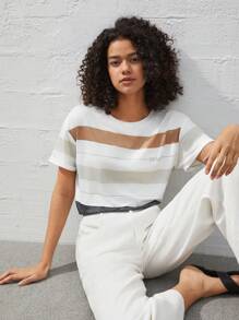 BizChic 女士圓領短袖t卹 - 彩色 - 查看 8