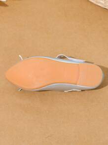 Fashionable Silver Color Children Flat Shoes