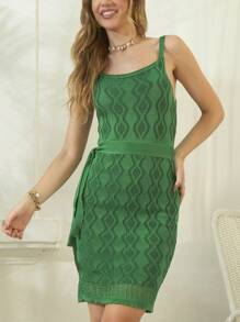 NỮ Áo len - màu xanh lá - Xem 5