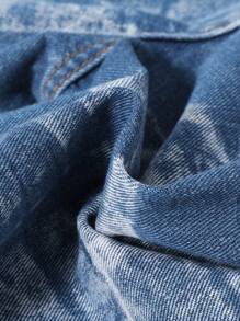 SHEIN Jeans Reto Casual de Cintura Média para Adolescentes