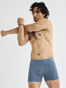 Boxer Deportivo Para Hombre - Azul - Ver 1