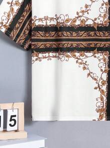 少年男款寬鬆數字印花t卹,適合日常休閒穿著 - 白色 - 查看 5