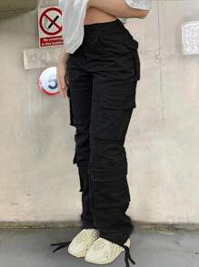 New Style Women's Casual Y2K Multi-Pocket Cargo Pants