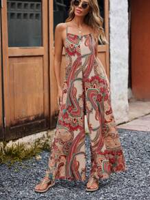 Breezaya Mono De Mujer Con Estampado Paisley