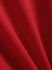 Manfinity Homme Men Poker Cards Printed Long Sleeve Red Tee, Fall - Red - View 3