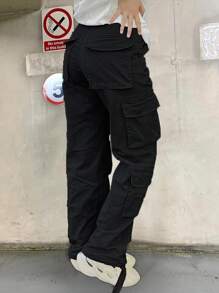 New Style Women's Casual Y2K Multi-Pocket Cargo Pants