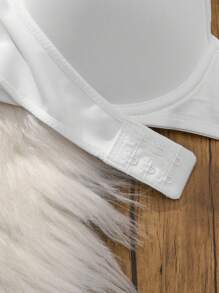 SHEIN 2 件装纯色文胸带钢圈无肩带文胸 - 彩色 - 查看 4