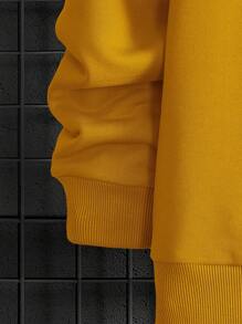 RueChic 男士字母印花圆领休闲宽松卫衣