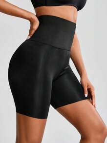 Shapelle Forme Women's Solid Color High Waist Tummy Control Shapewear Bottoms