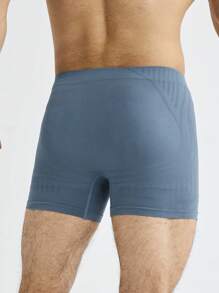 Boxer Deportivo Para Hombre - Azul - Ver 2