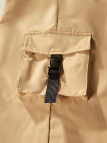 青少年男孩貨物織物長褲 - 卡其色 - 查看 4