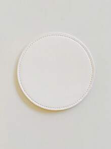 ROMWE Simple White Thread-Oil Edge Style Cup Coaster
