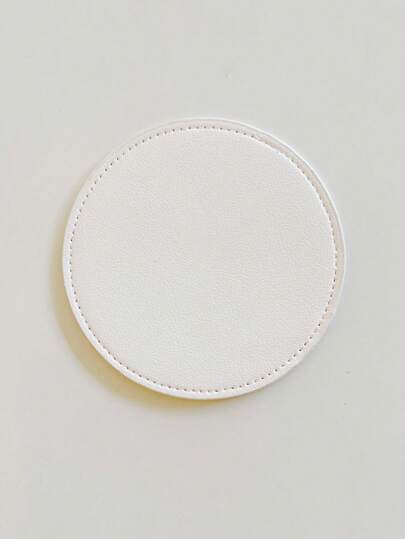 Simple White Thread-Oil Edge Style Cup Coaster