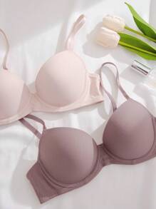 Women's Leopard Print Bra (With Underwire, 5pcs/Pack)