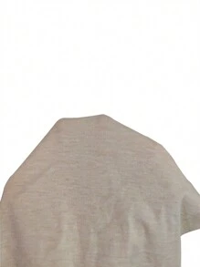 Conjunto de pijama y ropa de estar en casa con top de manga corta con encaje contrastante y pantalones para mujeres - Albaricoque - Ver 6