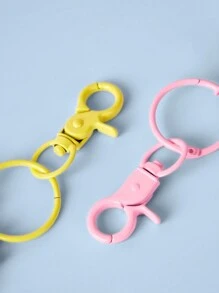 TOM & JERRY X SHEIN 2pcs Classic Series Cat And Mouse Design Keychain - Multicolor - View 8