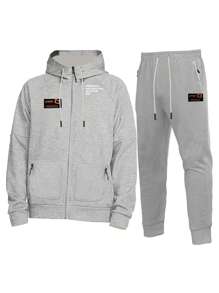 Manfinity Fitness Men'S Sportswear Set - Grey - View 1