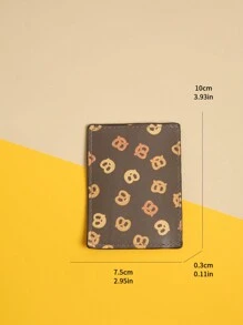 Beth Wildsmith Đúng mốt Bánh quy In Ví thẻ - Cà phê nâu - Xem 4