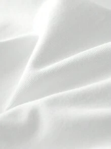 Men Spider Print Tee, For Halloween - White - View 3