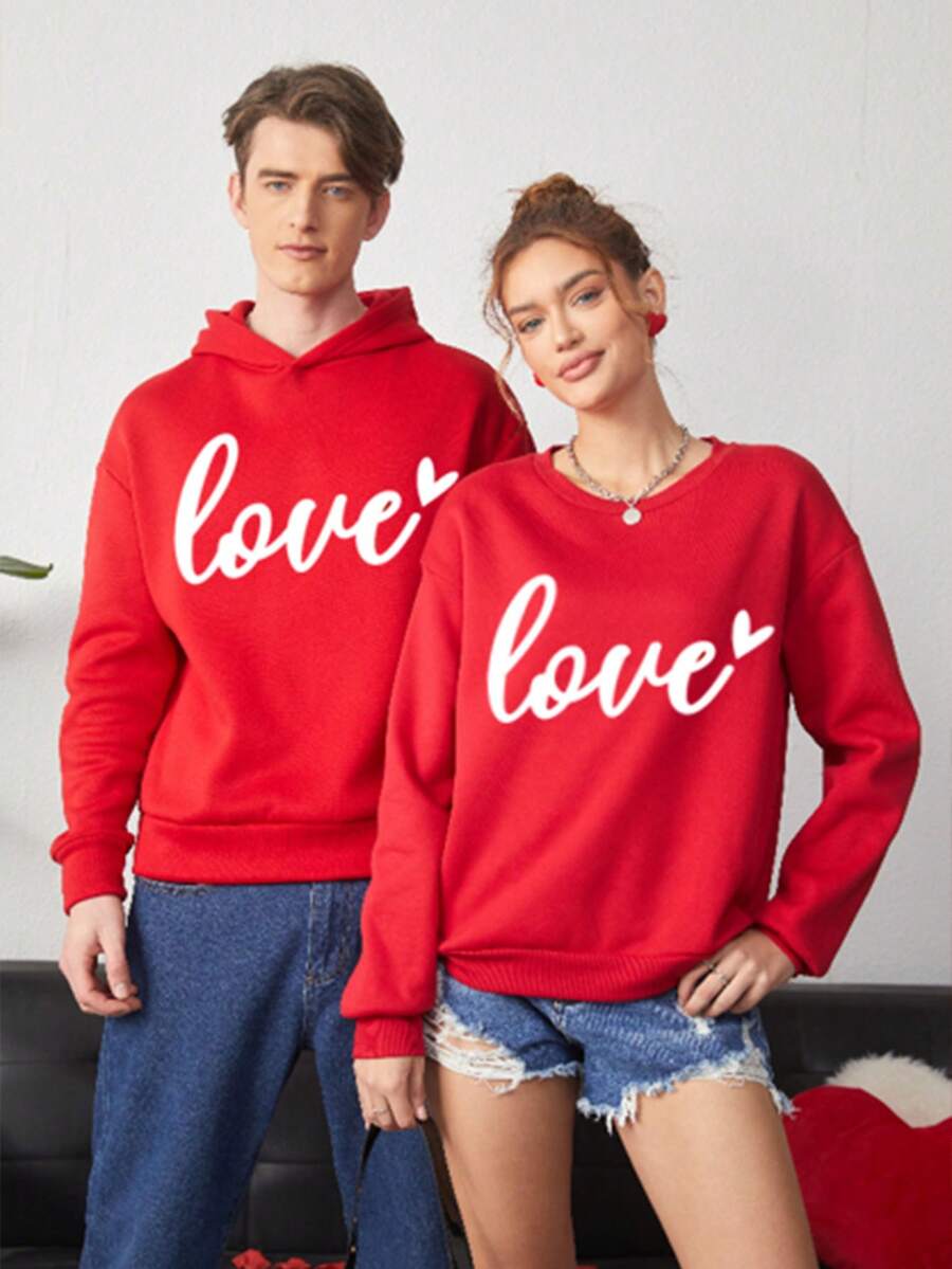 Manfinity Hypemode Sudadera Con Capucha Roja De Punto Para Hombre En Tamaño Grande - Rojo - Ver 1