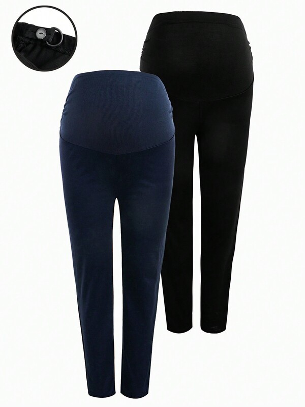 SHEIN Thai sản Cao eo Quần SHEIN