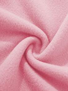 SHEIN EZwear 女士休閒圓領運動衫和褲子套裝 - 粉色 - 查看 3