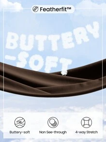 GLOWMODE 30" FeatherFit™ Back To It Square Neckline Zipper Flared Jumpsuit Low Impact Daily Summer - Cinnamoninspiration - View 5