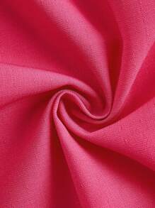 Vintamour Rural Vacation 2pcs/Set Spaghetti Strap Top With Wrapped Knee-Length Skirt Summer Clothes - Pink - View 10