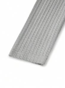 Chiquease Solid Color Lace Hem T-Shirt - Grey - View 3