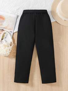 SHEIN Junge Mädchen Perlen Freizeithose