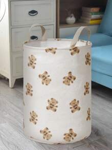 ROMWE Kawaii Cartoon Bear Patterned Large Capacity Foldable Storage Box 465042 - Multicolor - View 3