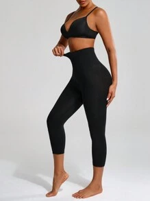 SHAPORA Women'S Solid Color Shapewear Bottom - Black - View 4