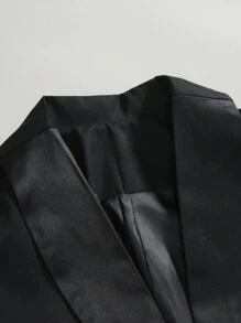 Manfinity Mode Men'S Plus Size Solid Color Suit