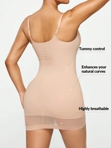 Shapelle Forme Women's Abdomen Wrapping And Shaping Tank Dress