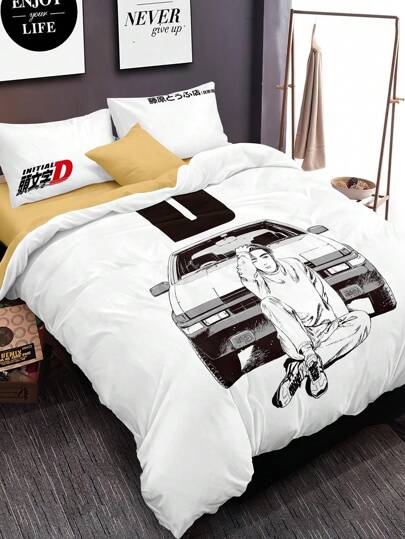 限定販売頭文字D 敷きパッド4枚コンプリートセット寝具INITIAL D