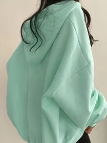 INAWLY Women'S Hooded Sweatshirt With Drop Shoulder,Long Sleeve Tops Graduation,Back To School Outfits,Graduation,Teacher Outfits For Women,Back To School Pullover Fall Outfit