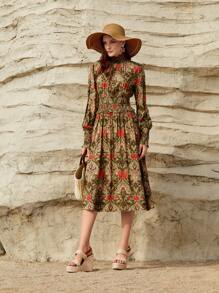 Styleloop Women's Retro Vacation Woven Platform Thick Bottom Rope Sandals