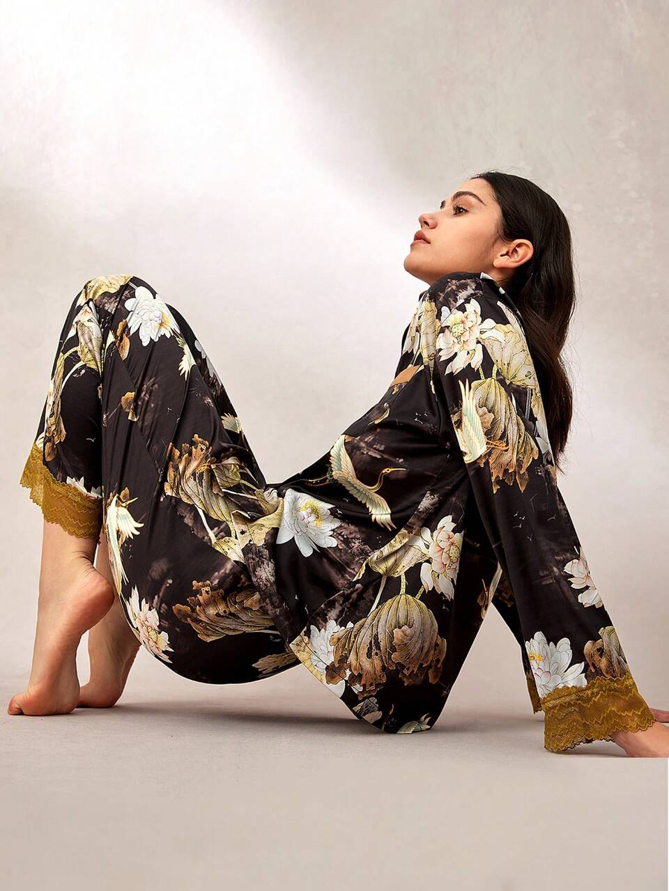 Lotus Satin Pajama Sets