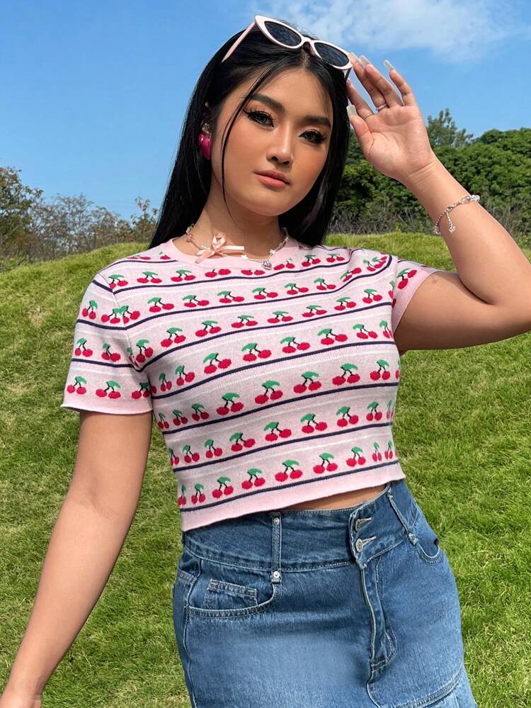 Women's Plus Size Knitted Top