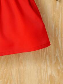 SHEIN 寶寶女孩宮廷風格四色華麗貴族服裝 - 彩色 - 查看 4