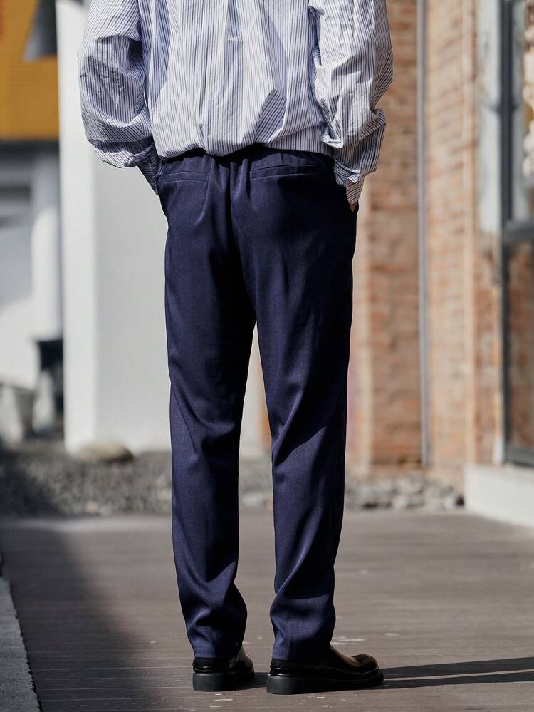 Men'S Solid Color Casual Dress Pants