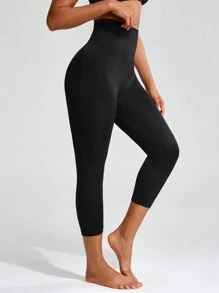 SHAPORA Women'S Solid Color Shapewear Bottom - Black - View 5