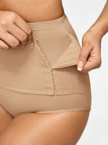Women's Tummy Control High Waist Shapewear Bottom - Apricot - View 4