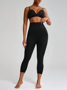 SHAPORA Women'S Solid Color Shapewear Bottom - Black - View 7