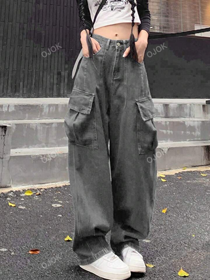 LILL 3wayルーズシルエットハイギミックサスペンダーデニムカーゴ